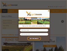 Tablet Screenshot of golfmoose.com